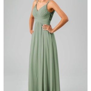 Sage green bridesmaids dress